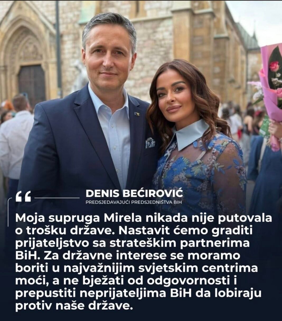 Bećirović odgovorio na kritike: “Put u SAD nije finansiran iz budžeta” ..
