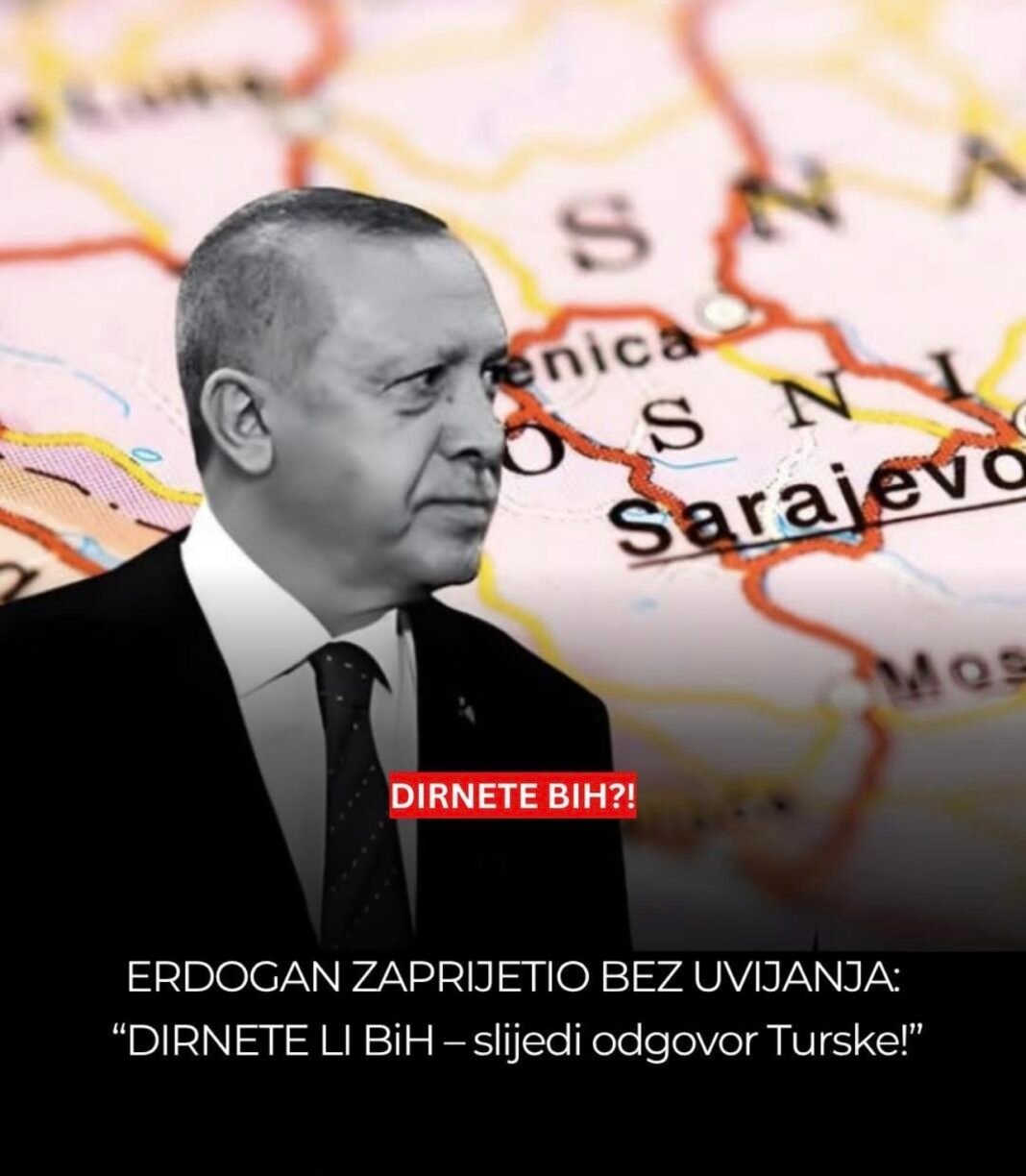 Samo jedna rečenica bila je dovoljna da sve uzdrma — evo šta je Erdogan poručio o BiH