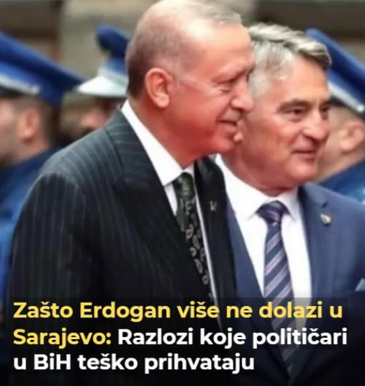 Erdogan i Sarajevo: Šta stoji iza rijetkih posjeta Bosni i Hercegovini