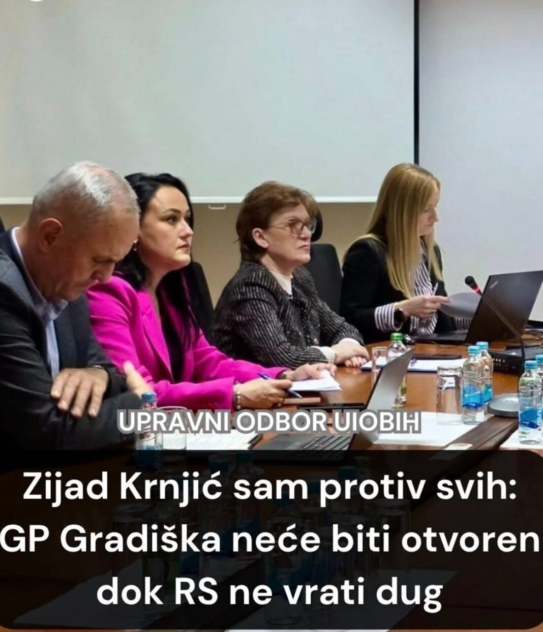 Krnjić upozorio GP Gradiška neće biti otvoren bez rješavanja spornog pitanja
