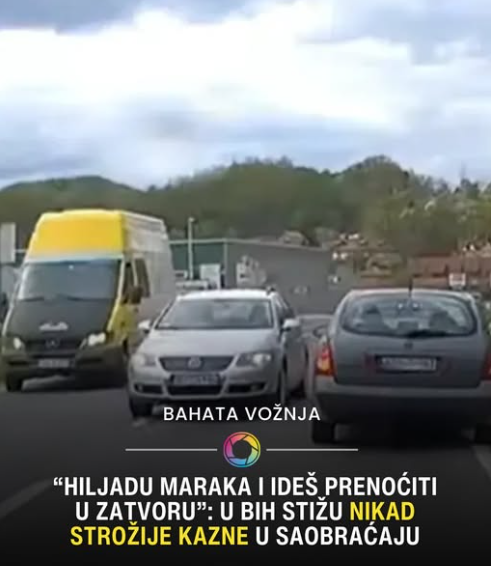 Bahata vožnja prvi put jasno definisana ⚠️